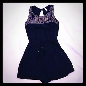 Navy romper